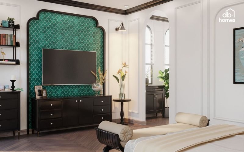 Chung cư phong cách Indochine với ánh sáng tự nhiên len lỏi qua từng ô cửa sổ