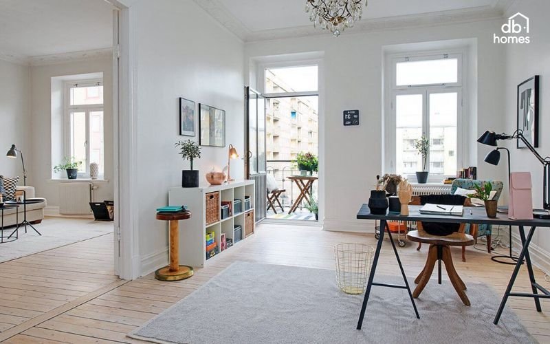 Phong cách nội thất Bắc Âu nổi bật với sự kết hợp giữa tối giản, tính tiện dụng và chất liệu tự nhiên