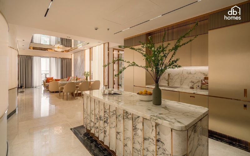 Phong cách nội thất Luxury tạo không gian sống sang trọng, tinh tế và đẳng cấp, kết hợp vật liệu cao cấp và thiết kế tinh xảo