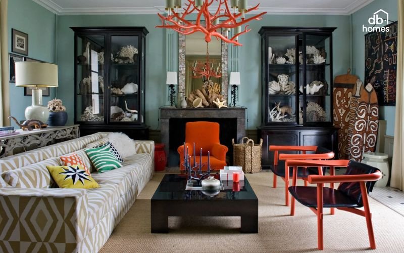 Phong cách nội thất Eclectic kết hợp hài hòa nhiều phong cách, màu sắc và chất liệu, tạo không gian sáng tạo, cá tính nhưng vẫn cân bằng và nhịp nhàng