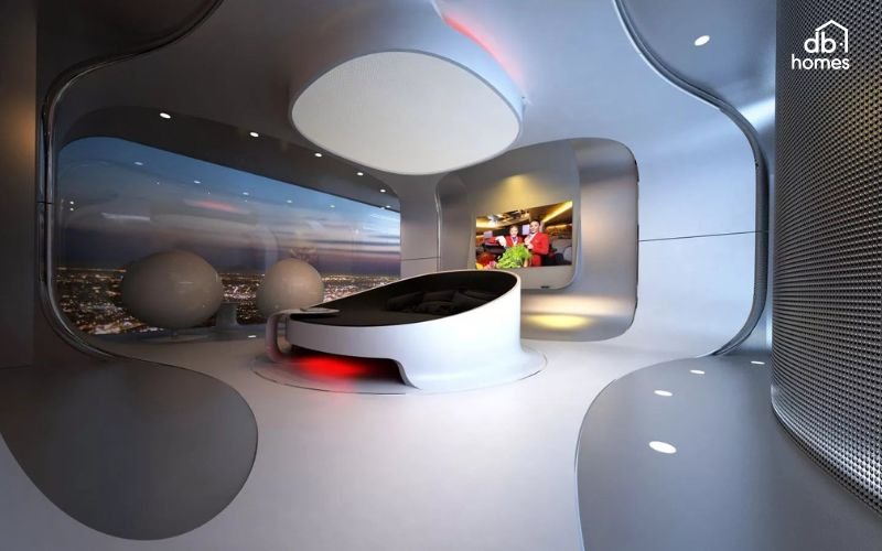 Phong cách nội thất Futurism mang đến không gian sống sáng tạo, đột phá với thiết kế táo bạo và công nghệ hiện đại