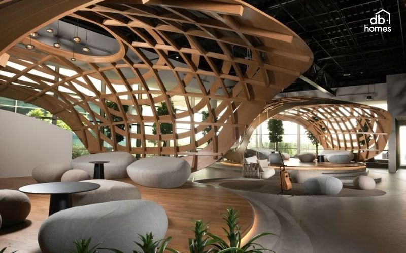 Phong cách Color Block tạo không gian sống trẻ trung, cá tính với các mảng màu rực rỡ và đối lập, mang lại sự sinh động và năng lượng