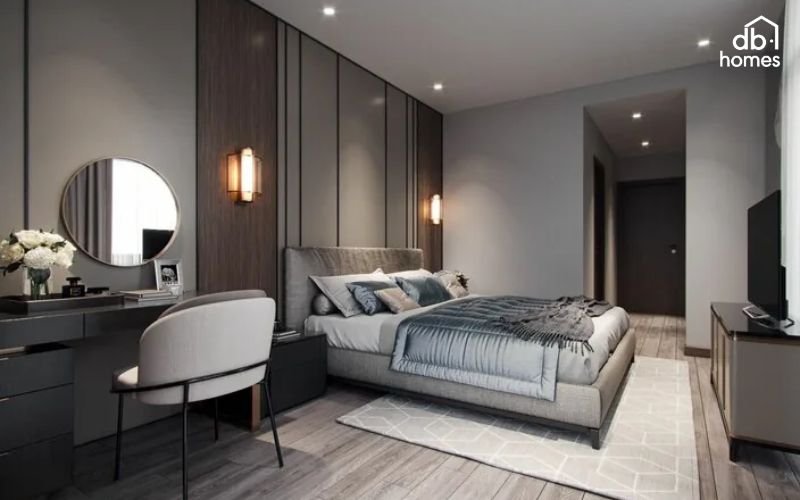 Sắp xếp phòng ngủ gọn gàng và tối giản nội thất giúp tối ưu hóa ánh sáng và không gian