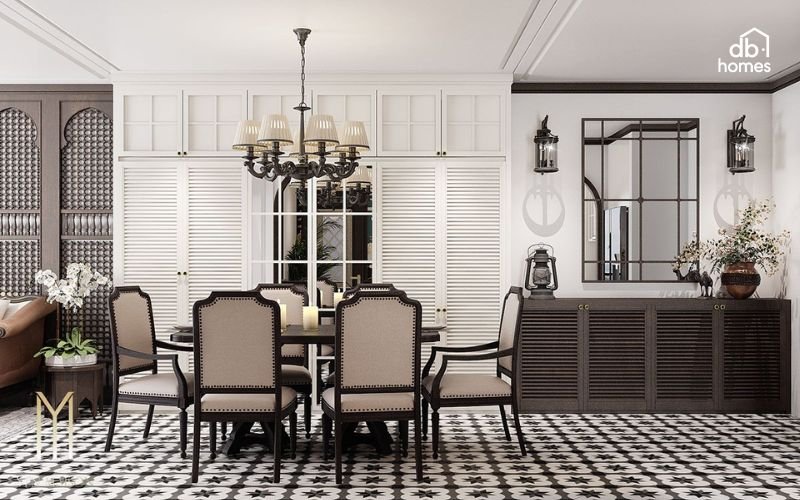 Kiến trúc cửa lá sách đậm nét Châu Á