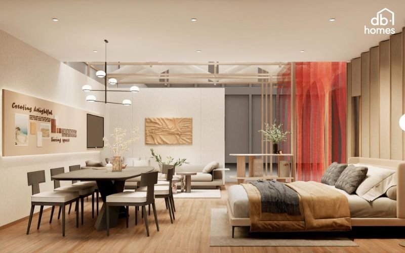 DBHOMES luôn chú trọng đến yếu tố phong thủy khi bài trí cây xanh trong phòng ngủ