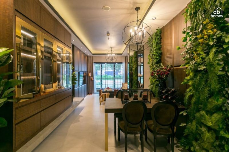 Tích hợp không gian xanh trong căn hộ giúp mang lại bầu không khí trong lành