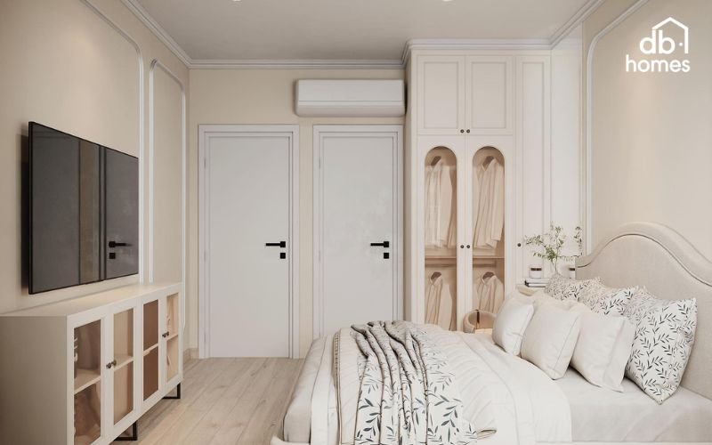 Màu sắc phòng ngủ hợp mệnh Kim