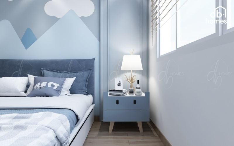 Màu xanh dương có tác dụng làm dịu tâm trạng, giảm căng thẳng