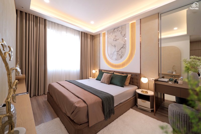 Phòng ngủ phong cách Japandi chú trọng sự an yên và cân bằng