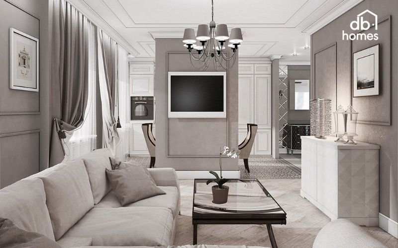 Thường sử dụng những gam màu trung tính giúp không gian trở nên trang nhã và thanh lịch