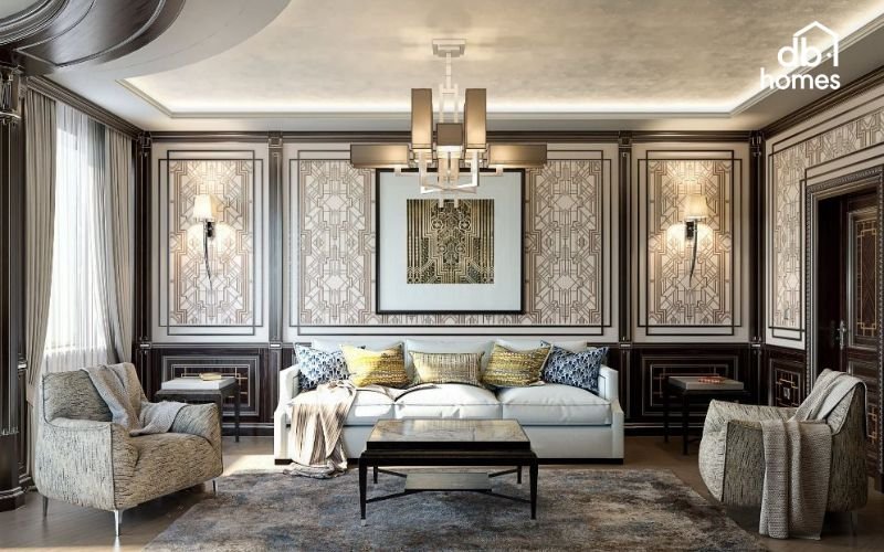 Một trong những đặc trưng quan trọng của phong cách này chính là bố cục đối xứng và cân bằng