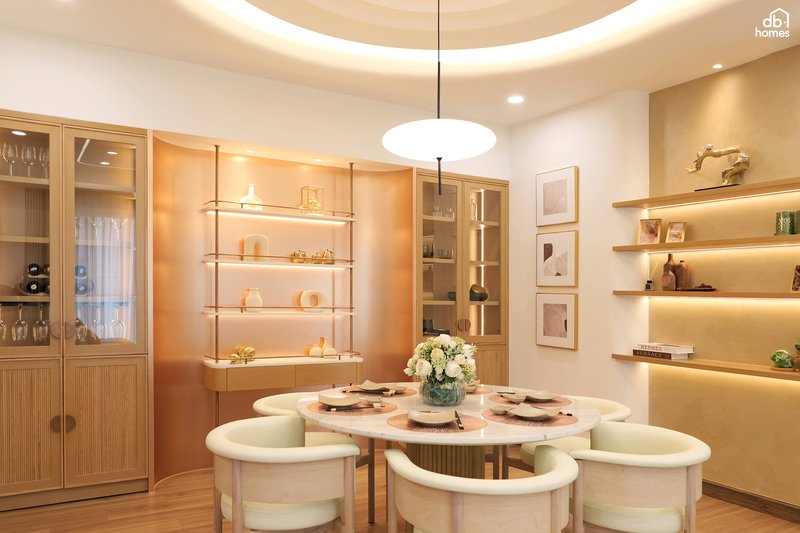 Không gian Japandi mang lại cảm giác ấm cúng, thân thiện, hiện đại