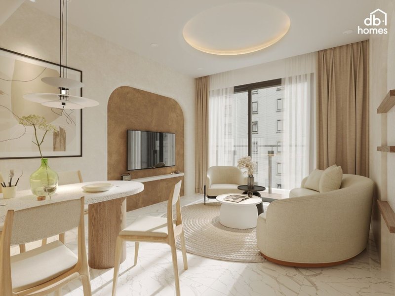 Sử dụng các vật liệu an toàn khi thiết kế thi công nội thất căn hộ giúp đảm bảo một không gian sống lành mạnh