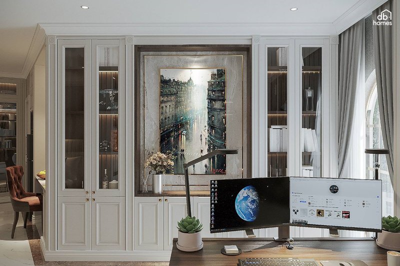 Sự pha trộn hoàn hảo giữa nét hoài cổ của quá khứ và sự tiện nghi của hiện đại trong phong cách thiết kế nội thất Tân Cổ Điển