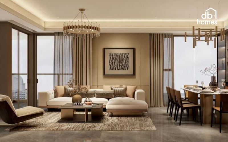 Thi công nội thất căn hộ Opera Metropole với sắc màu ấm cúng