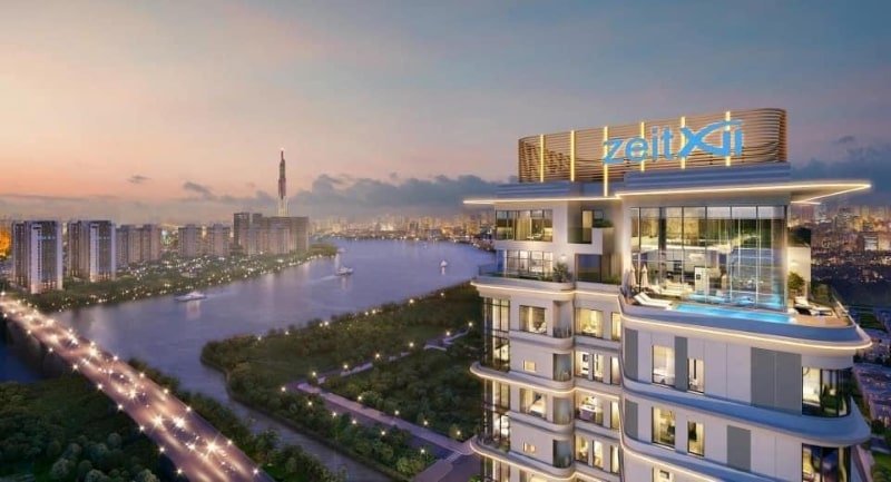 Hình dự án Thủ Thiêm Zeit River