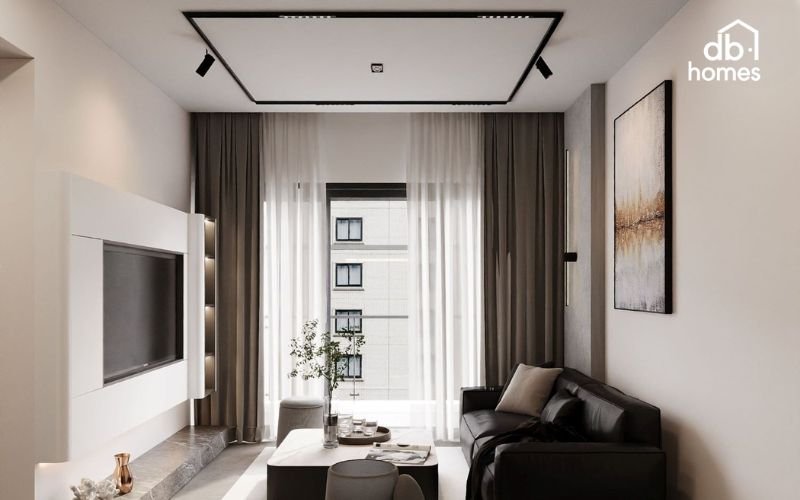 Phong cách này tập trung vào đường nét tối giản, bố cục mở và nội thất đa năng