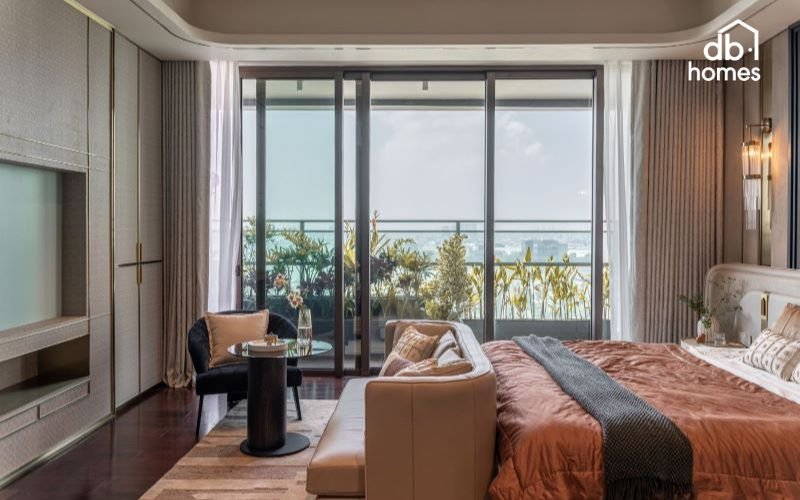 Chung cư 3 phòng ngủ với thiết kế hiện đại, sang trọng