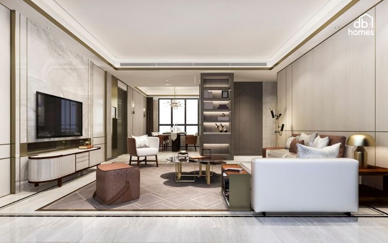 20+ Ý tưởng thiết kế nội thất chung cư 70m2 hiện đại và tiện nghi