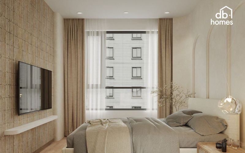 Phòng ngủ cho khách nên thiết kế đơn giản nhưng tinh tế