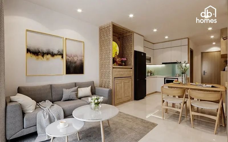 Thiết kế nội thất chung cư 50m² theo phong cách hiện đại, tối giản đang trở thành xu hướng được ưa chuộng