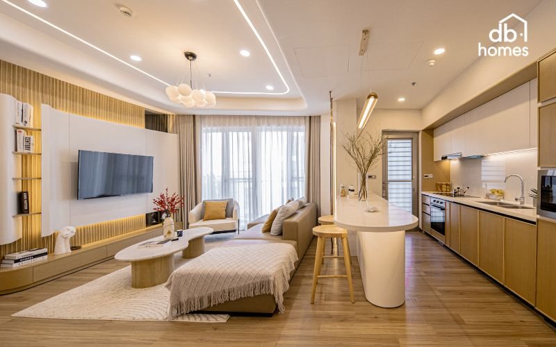 Sử dụng tông màu trung tính như trắng, xám, be làm nền chủ đạo