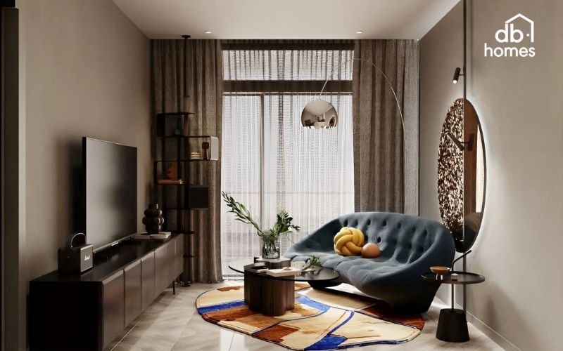 Thiết kế nội thất chung cư phong cách hiện đại 70m² theo phong cách hiện đại mang đến không gian sống tinh tế, tiện nghi và tối ưu công năng