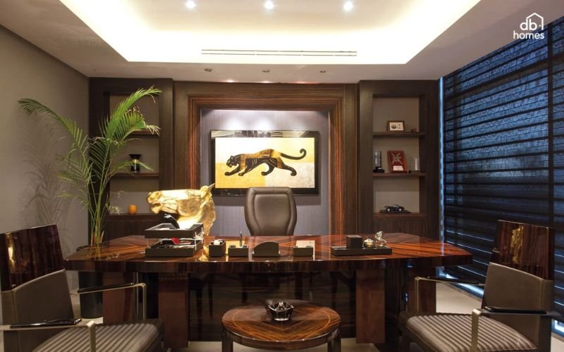 Việc thiết kế phòng khách kết hợp không gian làm việc đang trở thành một lựa chọn thông minh.