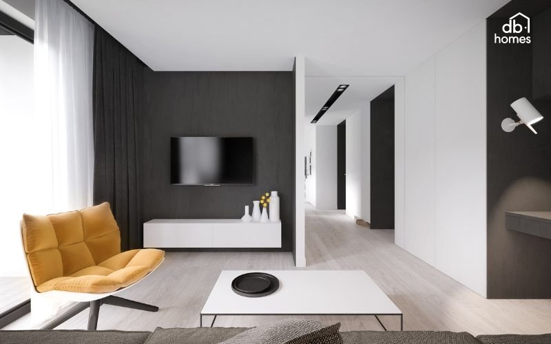 Thiết kế nội thất tiết kiệm không gian với phong cách tối giản