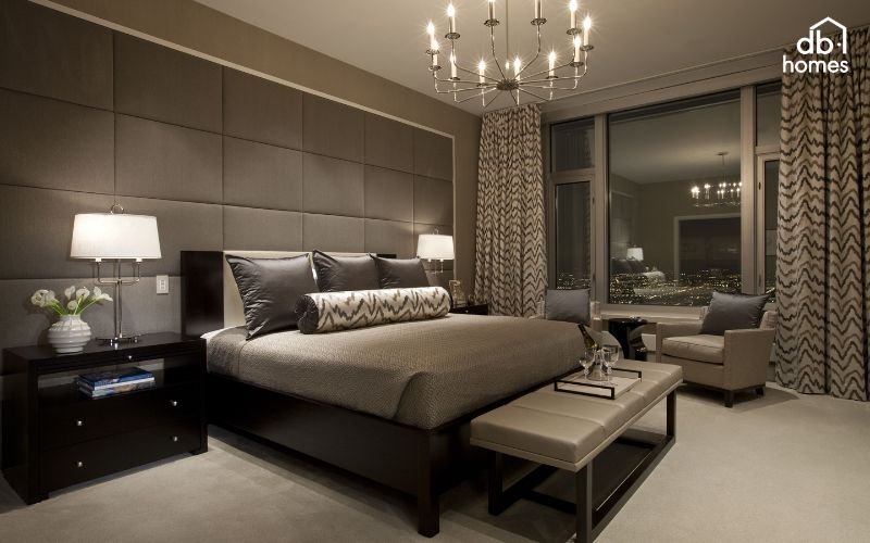 Thiết kế nội thất phòng ngủ master hiện đại hợp lý nâng cao chất lượng giấc ngủ, sức khỏe tinh thần và giá trị thẩm mỹ ngôi nhà