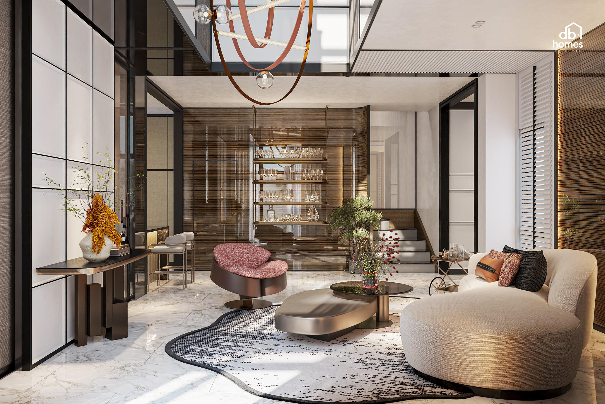 Thiết kế nội thất biệt thự song lập Sycamore Bình Dương