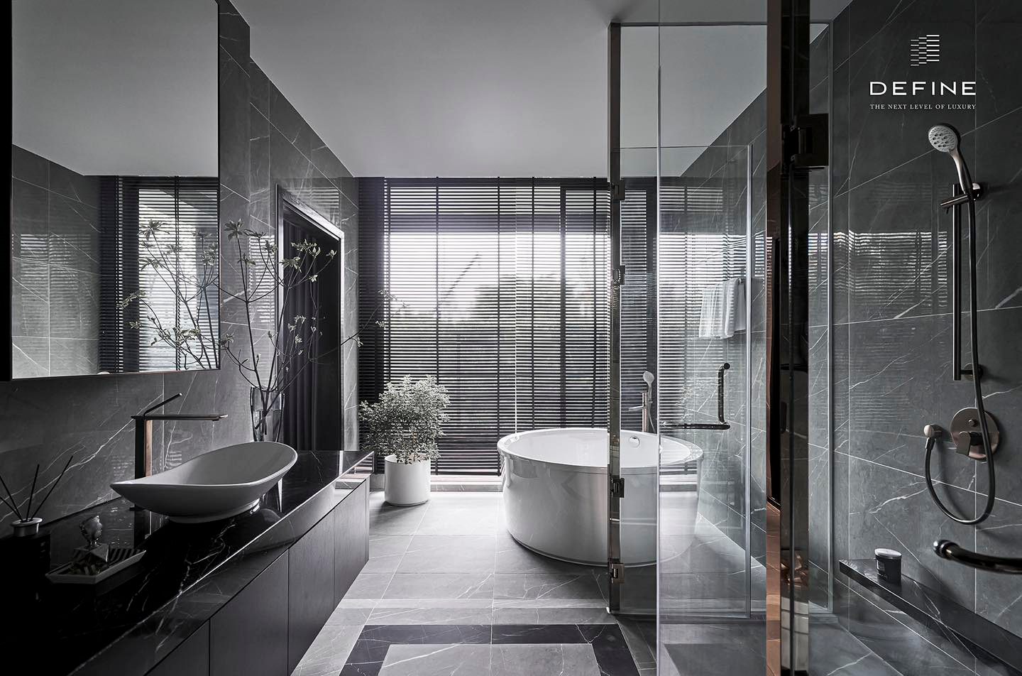 Một số hình ảnh của dự án nhà mẫu căn hộ Define