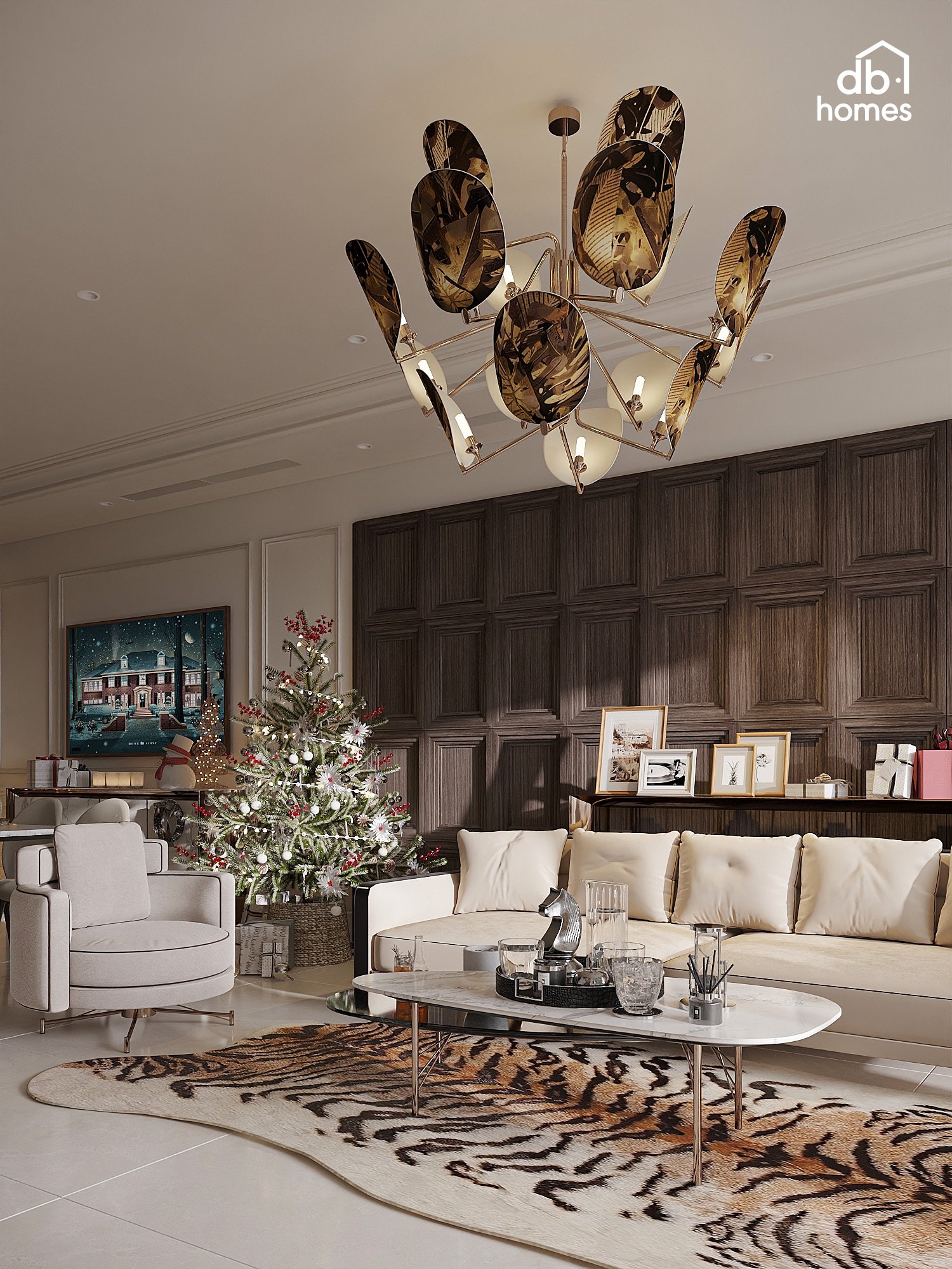 Thiết kế nội thất biệt thự Vinhomes Cổ Loa Đông Anh phong cách Modern Luxury