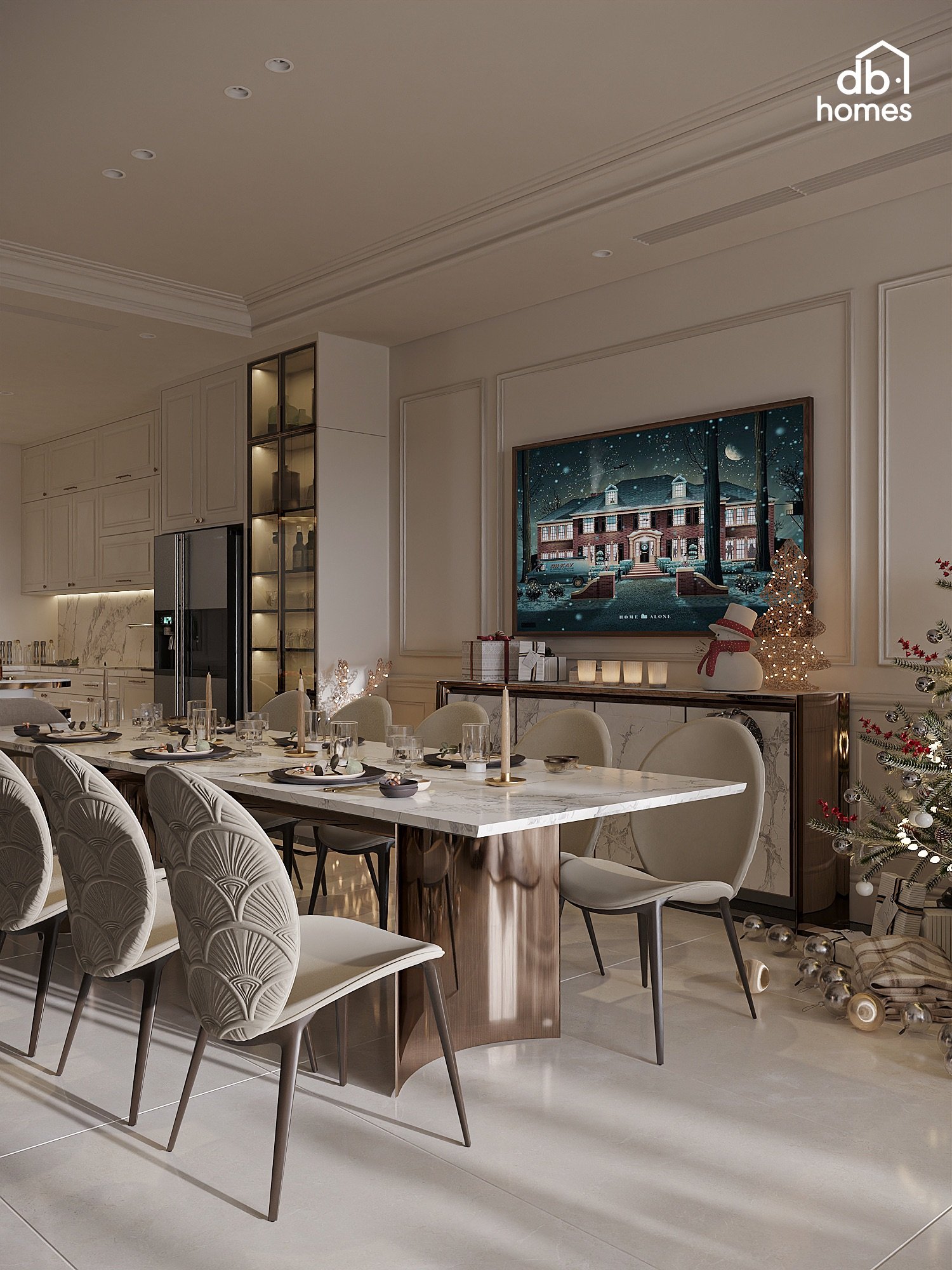 Thiết kế nội thất biệt thự Vinhomes Cổ Loa Đông Anh phong cách Modern Luxury