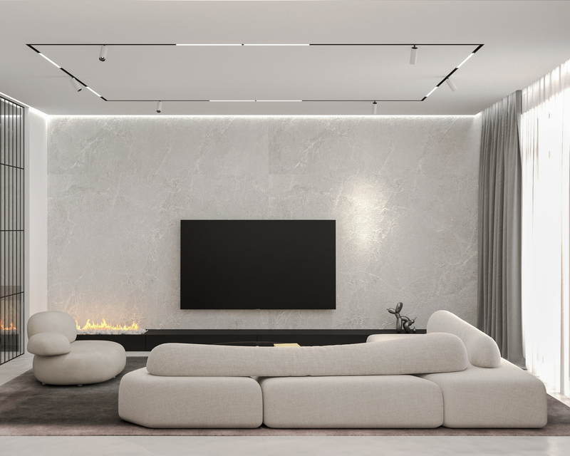 So sánh phong cách minimalism (bên trái) và phong cách hiện đại (bên phải)