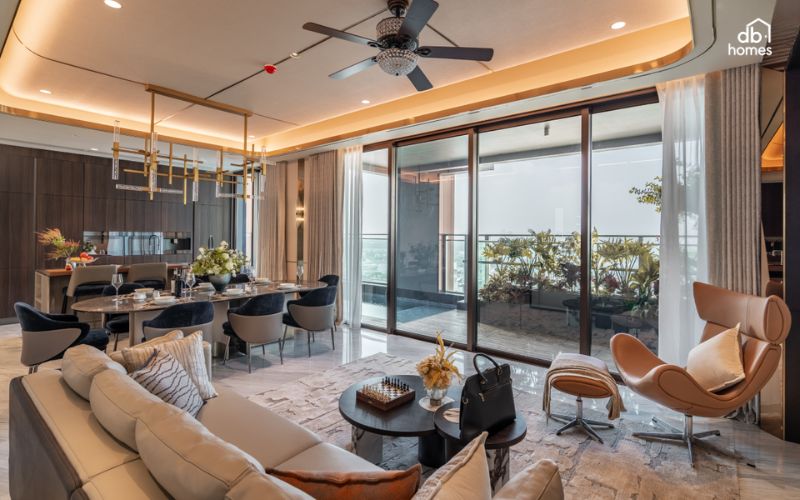 Xu hướng thiết kế phòng khách 2025 – Hiện đại, tinh tế và tiện nghi